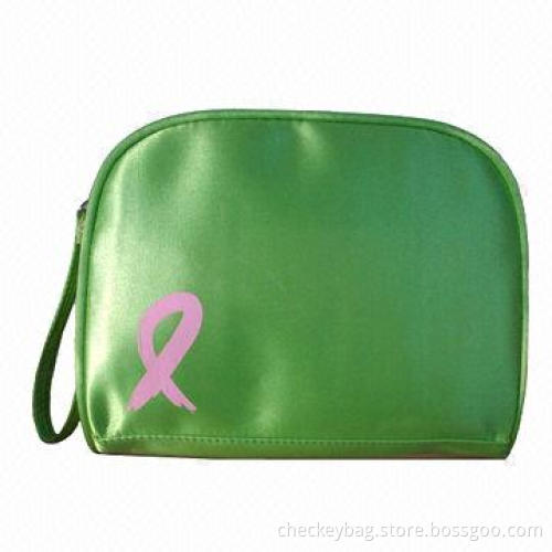 Cosmetic Bags, Made of Satin or Microfiber